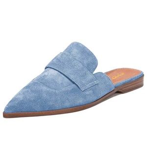 NWT light blue Mules